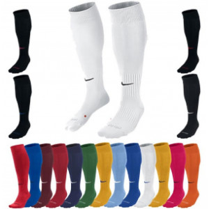 Chaussettes football nike - Matière : Dri-Fit 95% nylon - 5% spandex.