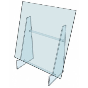 https://www.techni-contact.site/ressources/images/produits/merchandising/chevalet-de-table-pour-grand-tableau-75144722-1.jpg - Plexiglas épaisseur 1 cm - Dimensions : 70/70 cm - 