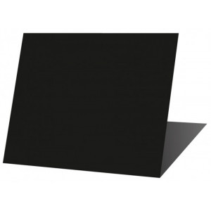 Chevalet neutre PVC - Vendu par paquet de 10  - Dimension (L x l) cm : 7 x 6