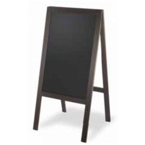 Chevalet porte menu en Bois - Dimensions (L x l x H) : 60 x 1,9 x 125 cm