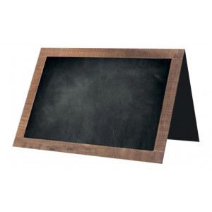 Chevalet table de restaurant - Vendu par paquet de 10 - Largeur : 7 cm - Hauteur : 5 cm