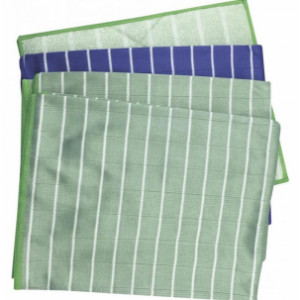 Chiffon microfibres Bambou - Lot de 3 chiffons bambou et 1 lavette en microfibres