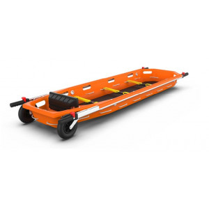 https://www.techni-contact.site/ressources/images/produits/merchandising/civiere-avec-roues-76248785-1.jpg - Charge utile: 356 kg - Dimensions (L x l x H) 2240 x 640 x 190 mm - Coloris : Jaune ou Orange