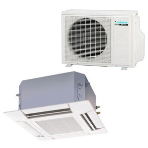 Climatiseur cassette mono-split - Pce en froid / en chaud :  2,5 Kw (max 3,0 Kw) / 3,2 Kw (max 4,5 Kw)