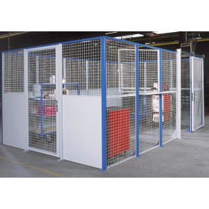 Cloison de stockage grillagée - Modulable