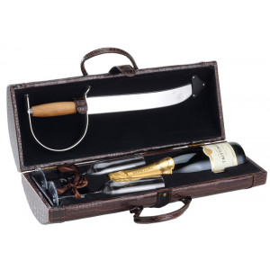 Coffret champagne pour cadeaux d'affaires - Coffret luxe façon cuir