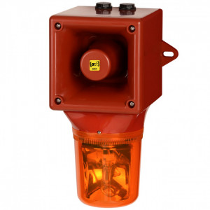 Combiné Feu tournant/113dB OPTASON® - Combiné Feu tournant/113dB OPTASON® 64 sons - IP65 - O530BTV2