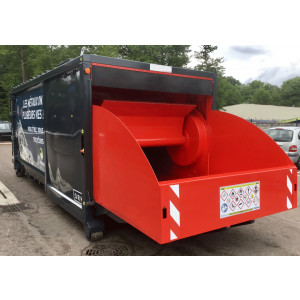 Compacteur 30 m3 avec godet pour décheterie - Monobloc