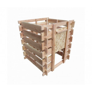 Composteur en bois 390 Litres - Capacité : 390 Litres