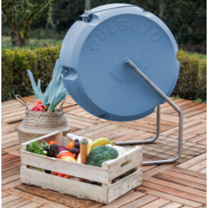 Composteur rotatif pour particuliers - Culbuto50 - Composteur rotatif dédié aux déchets alimentaires des particuliers