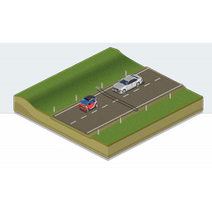 Compteur trafic routier - Sens de circulation   -  Débit VL/PL