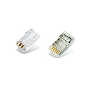 Connecteur 8/8 RJ45 blindé - Connecteur 8/8 RJ45 blindé -  insert par 10