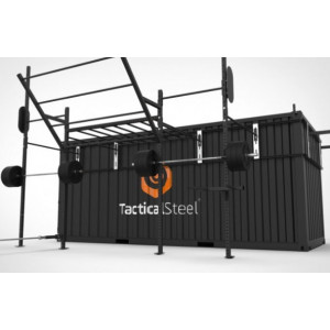 Container crossfit transportable pour forces armées OPEX - Rig crossfit extérieur + box de rangement 20'