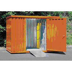 Container pour bouteilles de gaz avec plancher - Charge admissible : 500 kg