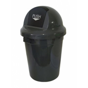 https://www.techni-contact.site/ressources/images/produits/merchandising/conteneur-a-trappe-push-80-l-72731827-1.jpg - Capacité : 80 ou 110 L - Polypropylène - Coloris : gris foncé - Ouverture push