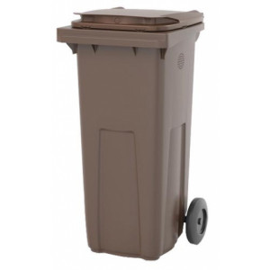 https://www.techni-contact.site/ressources/images/produits/merchandising/conteneur-biodechets-2-roues-47478172-1.jpg - Capacité : 120 ou 240 L - Polyéthylène - Sans barre