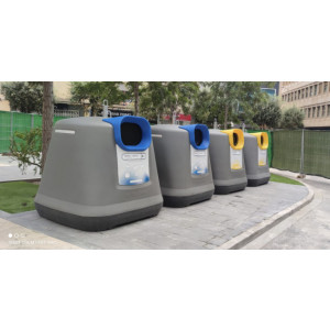 https://www.techni-contact.site/ressources/images/produits/merchandising/conteneur-d-apport-volontaire-design-en-polyethylene-29514253-1.jpg - Conteneur d'Apport volontaire design en Polyéthylène , le plus bas du marché ( 1.40) , Réduit au maximum l’encombrement sur les trottoirs tout en offrant à chaque îlot la capacité de stockage nécessaire.