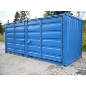 Conteneur de stockage 4 portes - Dimensions extérieures (L x l x H) mm : 6058 x 2438 x 2591