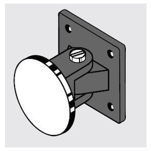 Contre-plaque AP GD 40 W 50, avec articulation - Référence 040 072, Ø 44