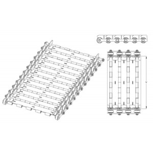 Convoyeur de copeaux à tapis - Type de copeaux : I, I-1, I-2, II, III, III-1, III-2, III-3, IV, IV-1