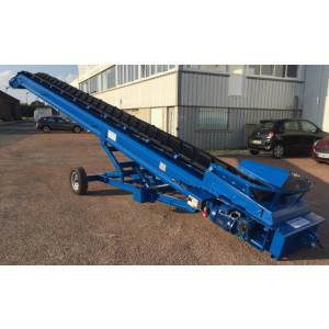 Convoyeur sauterelle polyvalent pour manutention agricole - Convoyeur à bande sauterelles à relevage hydraulique