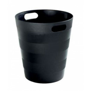 https://www.techni-contact.site/ressources/images/produits/merchandising/corbeille-a-papier-12-l-polypropylene-noir-100-recycle-13769972-1.jpg - Polypropylène noir 100% recyclé - Capacité : 12 L - Dimensions (L x H) ø 280 x H.300 mm