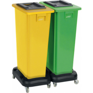 https://www.techni-contact.site/ressources/images/produits/merchandising/corbeille-de-tri-selectif-2-bacs-80-l-sur-roulettes-18427698-1.jpg - Capacité : 2 x 80 L - Polypropylène – 3 Couleurs