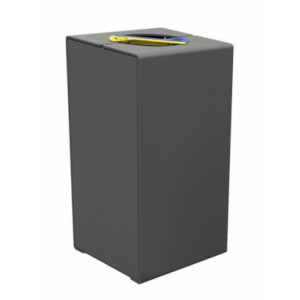 https://www.techni-contact.site/ressources/images/produits/merchandising/corbeille-de-tri-selectif-acier-2-x-60-litres-haut-750-mm-24517117-1.jpg - Capacité : 2 x 60 litres - Dimensions (L x l x H) 450 x 450 x 750 mm - Acier peint sur zinc