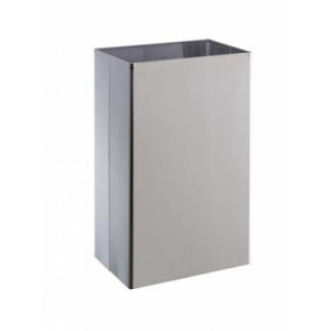 Corbeille papier 25 L - Capacité : 25 L - Dimensions L x p x h : 300 x 200 x 500 mm - Finition : brillant ou brossé