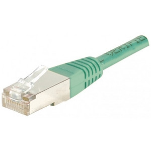 Cordon RJ45 Vert 0,15 m - Cordon RJ45 patch FTP CAT 5e Vert