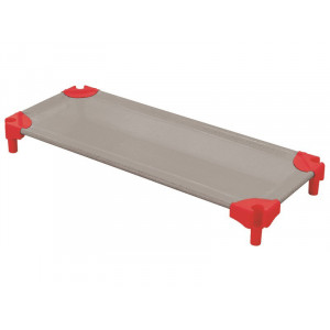 Couchette empilable pour enfant - Structure en aluminium - Pieds en plastique - Empilable