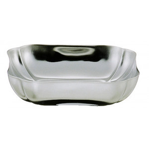 Coupelle confiture inox 18 % - Longueur x Largeur: 11,5 x 11,5 cm