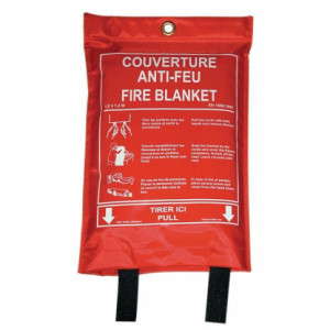 Couverture anti-feu pour cuisine - Dimensions couverture (mm) : 1800 x 1200