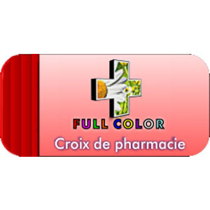 Croix de pharmacie à LED automatique - Croix de pharmacie double face à diodes led