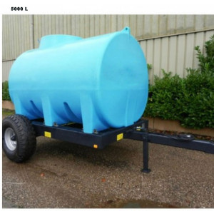 Cuve de transport d'eau avec châssis - Capacité : 6000 L - Dimensions : L 3940 x l 2530 x h 670
