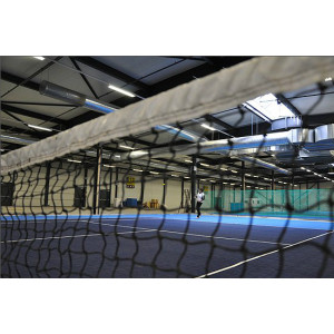 Dalle pour terrain de mini-tennis - Dimensions (L x h) : 1701 x (33 x 33) cm - Surface : 189 m²