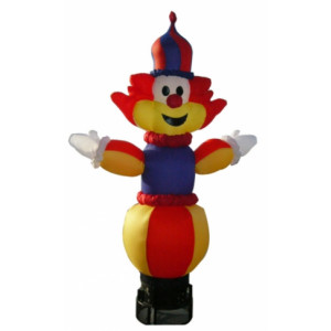 Danseur du ciel clown - Dimensions (m) :  ∅0,50 x 3