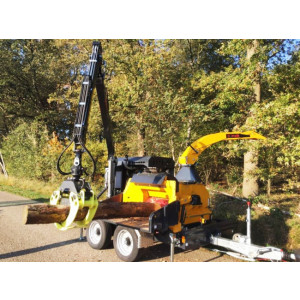 Déchiqueteuse Europe Chippers EC 640 - Déchiqueteuse automoteur - de 3,5 T