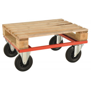 Demi chariot porte palettes - Capacité : 800 Kg - Pour palettes 1200x800 ou 800x600 mm