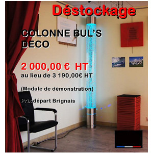 Déstockage colonne bul’s déco - Dimensions (H x Ø) : 2300 x 200