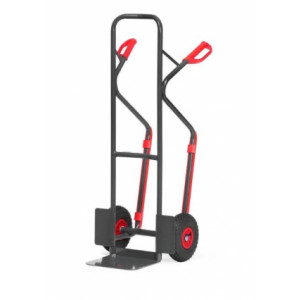 https://www.techni-contact.site/ressources/images/produits/merchandising/diables-de-manutention-en-tube-d-acier-32717743-1.jpg - Charge : 300 Kg - Hauteur : 1300 mm - Roues : caoutchouc, gonflables ou increvables