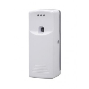 https://www.techni-contact.site/ressources/images/produits/merchandising/diffuseur-de-parfum-automatique-14747244-1.jpg - ABS blanc/Gris - Capacité : 200 m³ - Serrure en plastique - Dimensions (LxPxH) : 89 x 82 x 220 mm