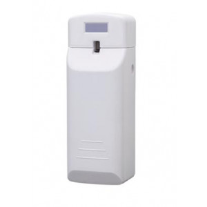 https://www.techni-contact.site/ressources/images/produits/merchandising/diffuseur-de-parfum-avec-ecran-numerique-69519141-1.jpg - ABS blanc - Capacité : 200 m³ - Serrure en plastique - Dimensions (LxPxH) : 90 x 80 x 244 mm