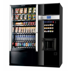 Distributeur automatique de boissons chaudes, froides et confiseries - - Ecran interactif
- Large choix de produits