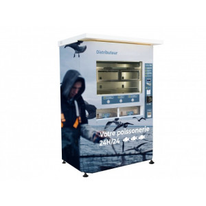 Distributeur automatique de poissonnerie - Magasin réfrigéré de 4° à 15°