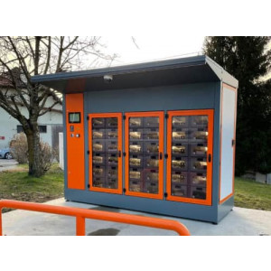 Distributeur automatique connecté de produits frais - 36 tiroirs de 10 litres 