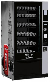 Distributeur automatique de boissons et snacks - Capacité : 624 L - Température : -1 / +7 °C - Dimensions : L.900 x P.840 x H.1830 mm