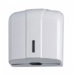 https://www.techni-contact.site/ressources/images/produits/merchandising/distributeur-d-essuie-mains-en-abs-300-feuilles-36234466-1.jpg - ABS blanc - Capacité : 300 feuilles - Formats C et Z ou C,Z,M,V
