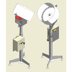 Distributeur de bouchons à vis - Rendement : Jusqu'à 6000 bouchons/heure