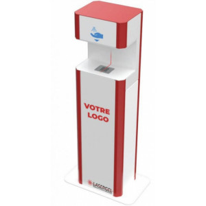 Distributeur de gel automatique sans contact - Connecté - Jusqu'à 30.000 doses - Distribution 0.3 sec - Débit de 0.3 à 3ml